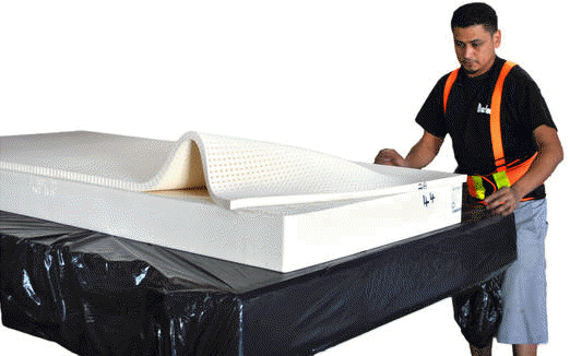 Hgh-Profile Latex Mattress factory hand crafted completely reversible