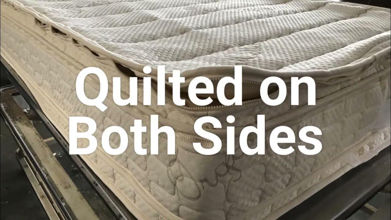 Latexpedic Ultimate natural latex mattress quilted on both sides