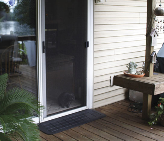 AlumiRamp Rubber Threshold Ramp - Wheelchair Access Ramp