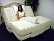 used electric motorized bed