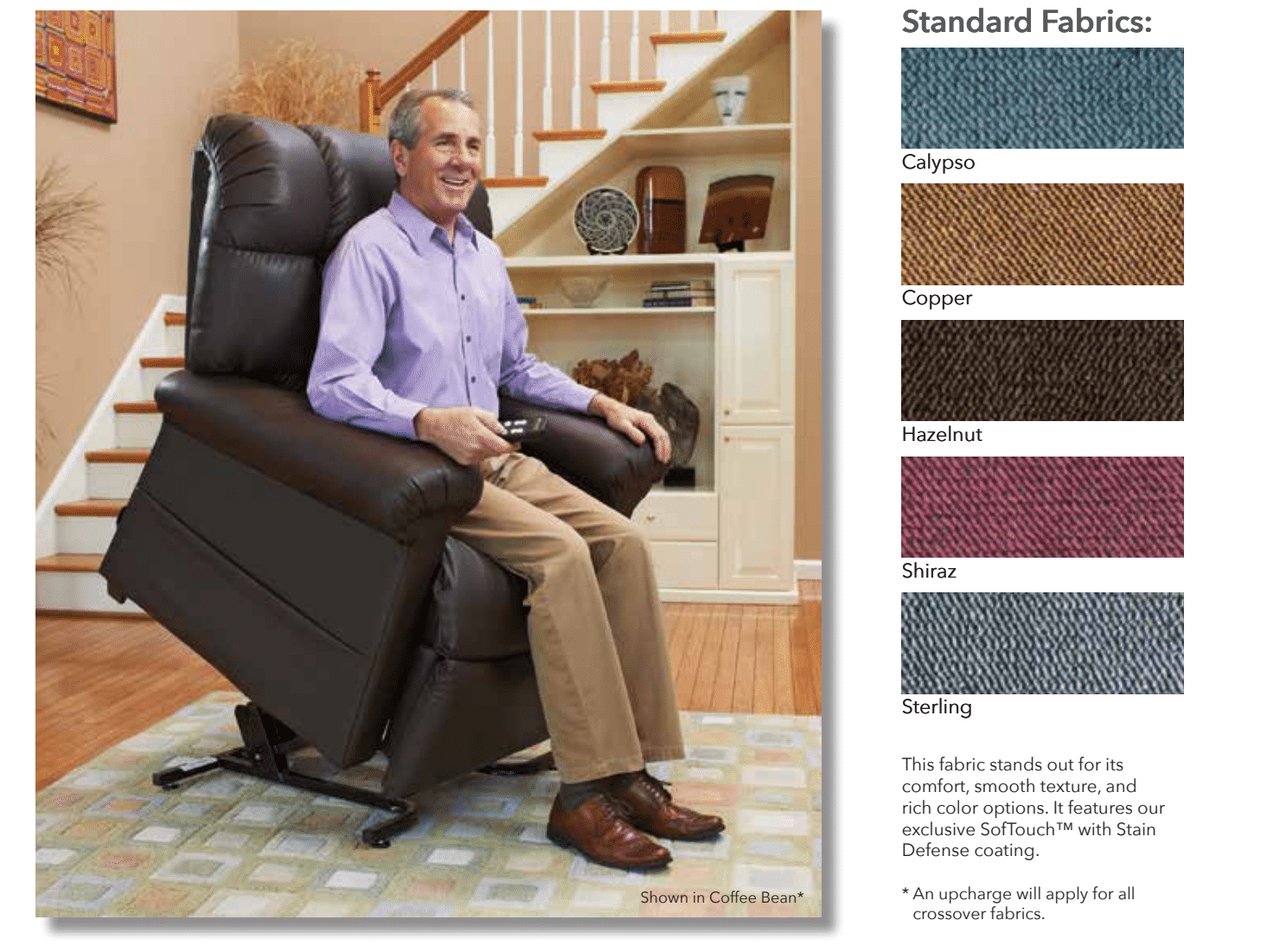 Phoenix seat reclining leather lift chair recliner