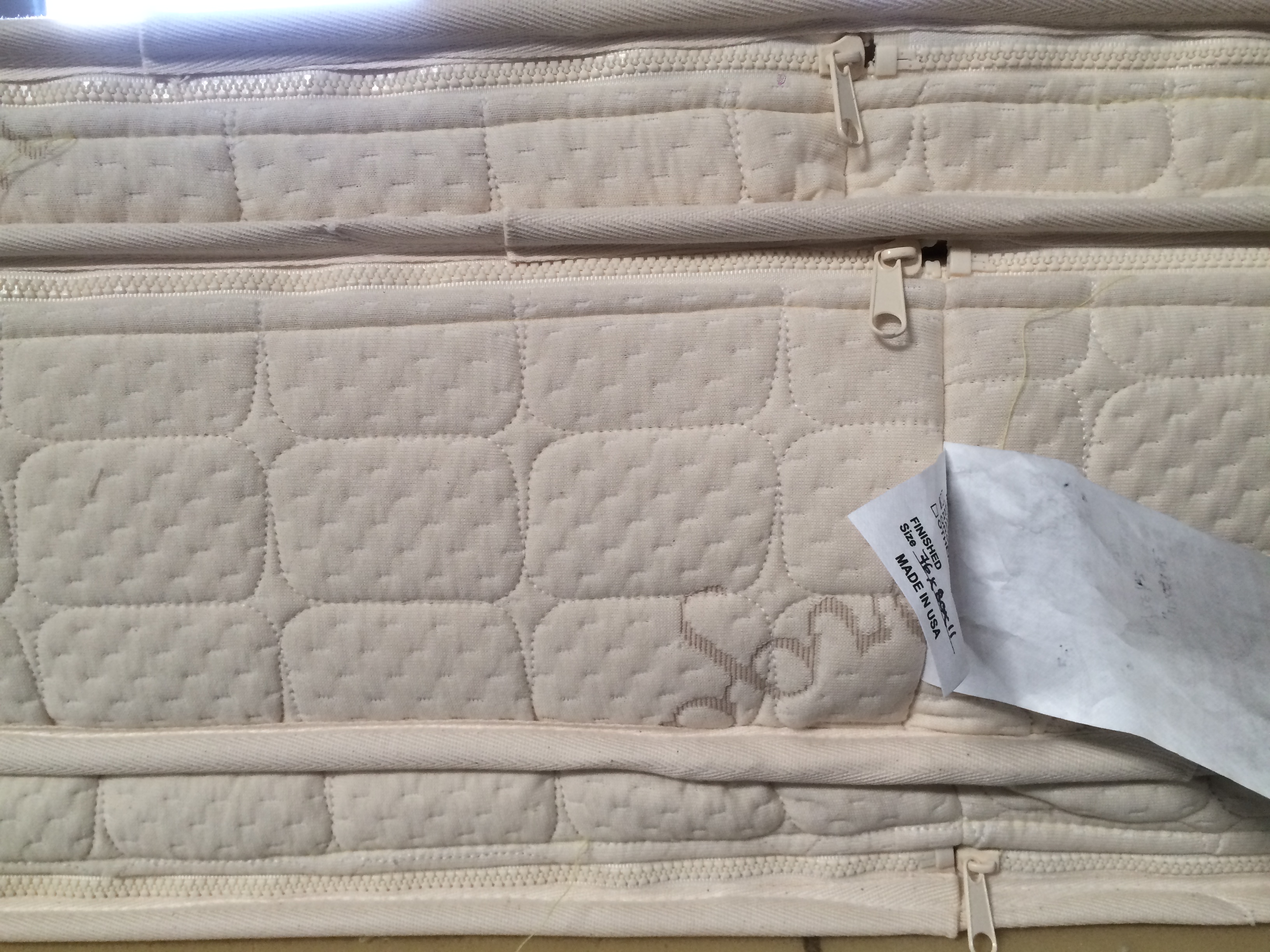 the ultimate in City 3 layer 3 zipper latex foam layered Talalay mattress